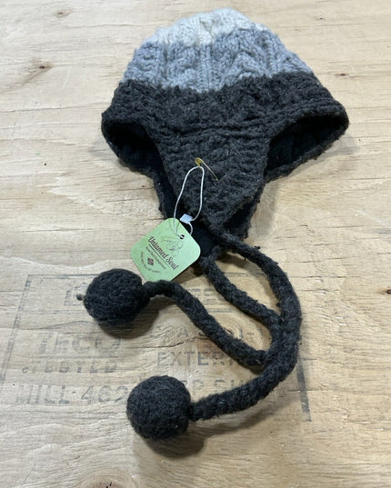 Toque Grey/White