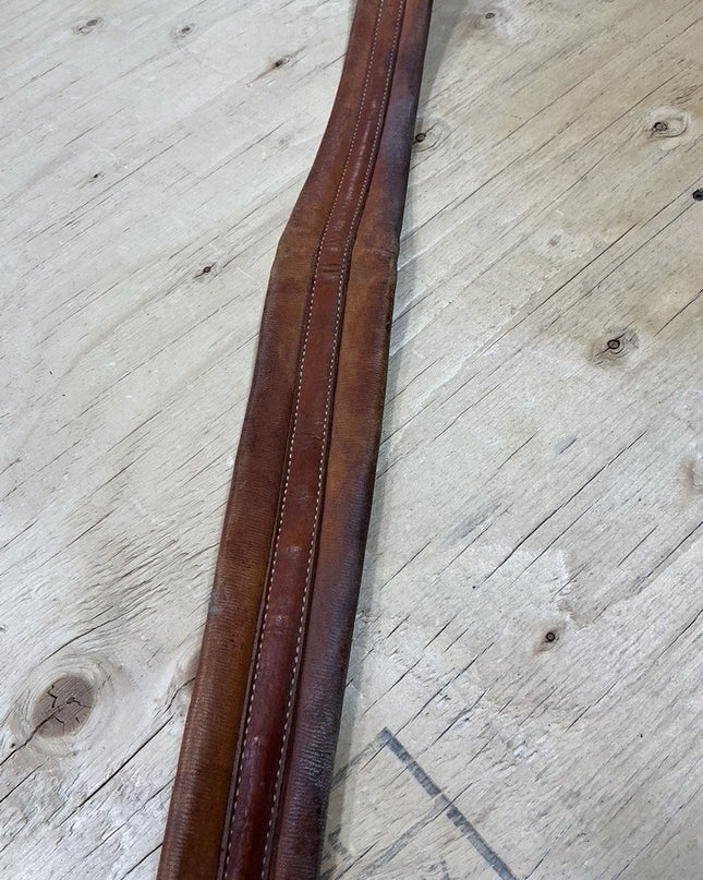 English Girth Leather 54" Elastic Ends Stretched