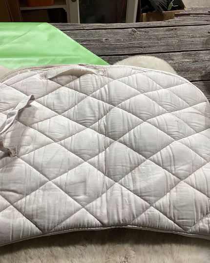English Shedrow Saddle Pad White