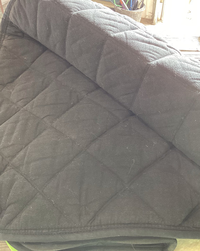 English Saddle Pad Black