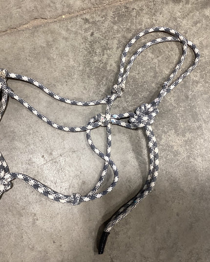 Halter Rope & Lead GreyFadded