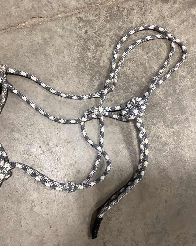 Halter Rope & Lead GreyFadded