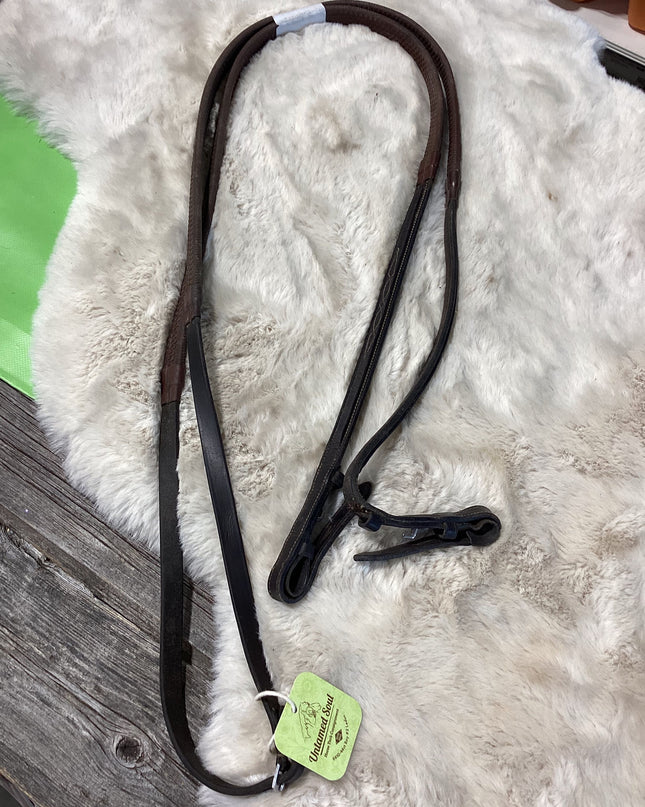 English Reins Rubber Dark Oil