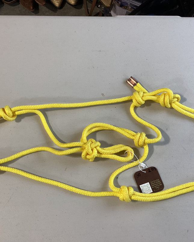 Rope Halter Yellow