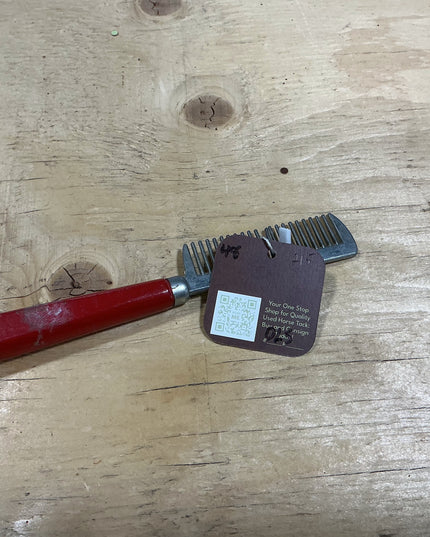 Comb red wood handel