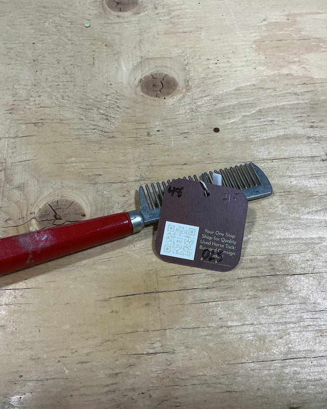 Comb red wood handel
