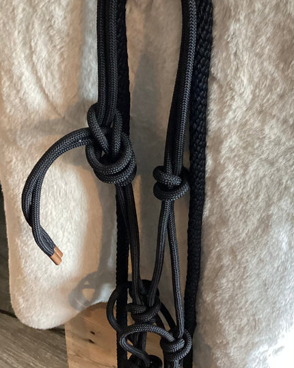Rope Halter Black
