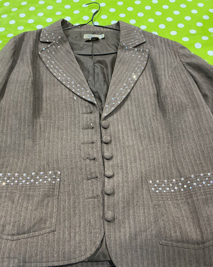English Jacket Show Rickis Brown Size 18