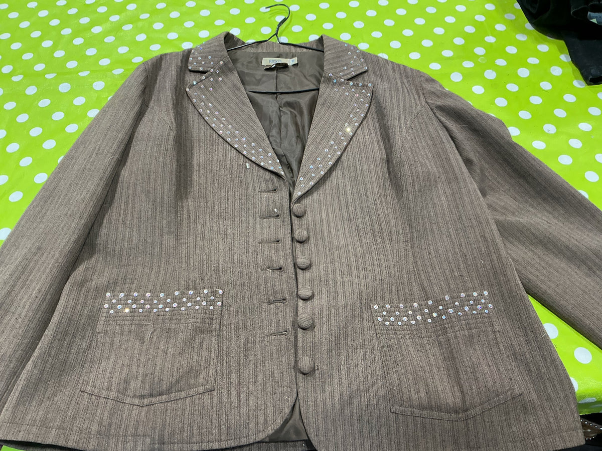 English Show Jacket – Rickis, Brown, Size 18 | Used