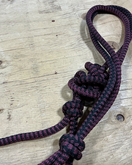 Halter Rope Burgundy/BLK