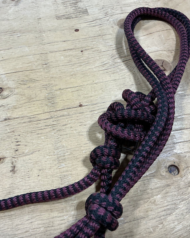 Halter Rope Burgundy/BLK