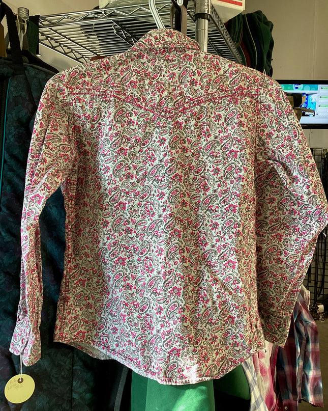 Western Shirt Cowgirl Hardware Kids L 10/12