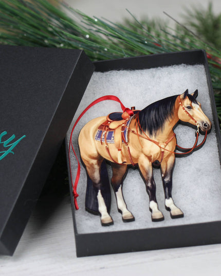 Ornament Buckskin Quarter Horse