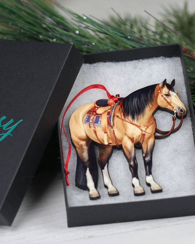 Ornament Buckskin Quarter Horse
