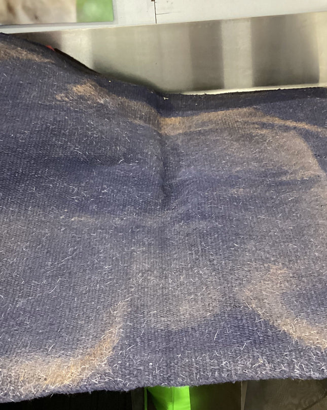 Western Saddle Blanket DRK Blue