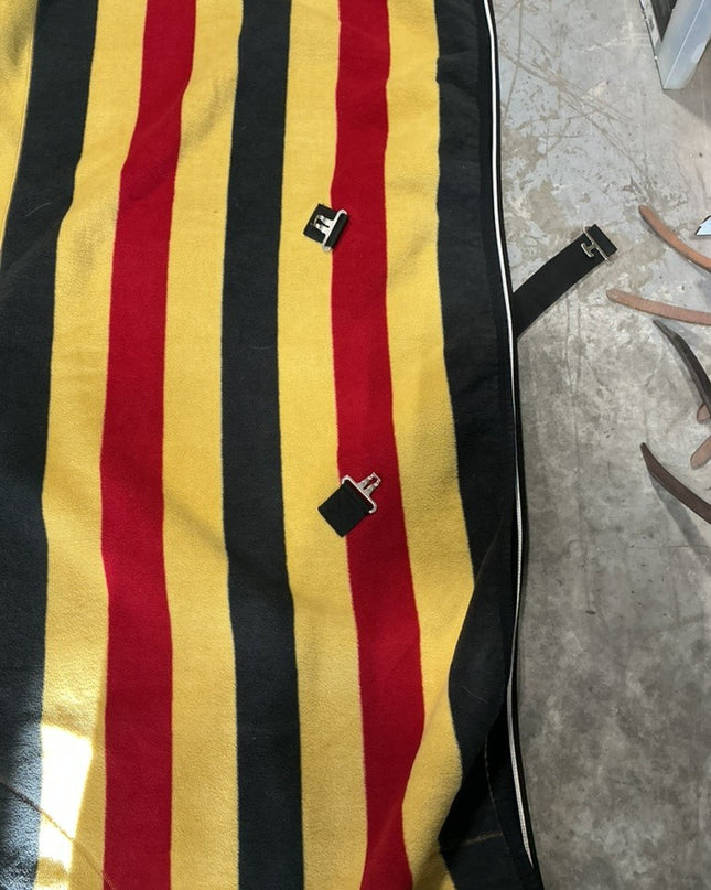 Cooler Horseware Rambo 72" Blue/Yellow/Red Stripe Like New