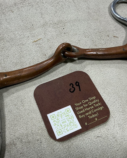 Bit shank Snaffle copper Mouthpiece