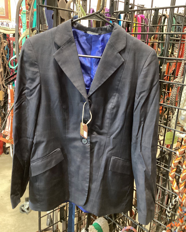 English Show Jacket Elite Signature Blue/Plaid 12T