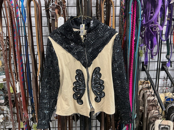 Shirt – Funkey, Black/Yellow, Diamond Zipper, Medium | Used