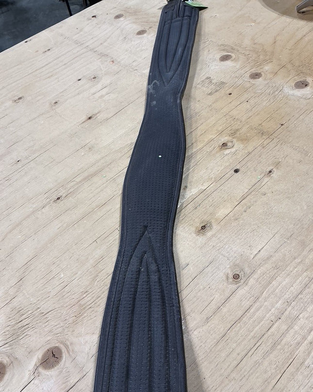 English Girth 56" Leather Elastic Ends