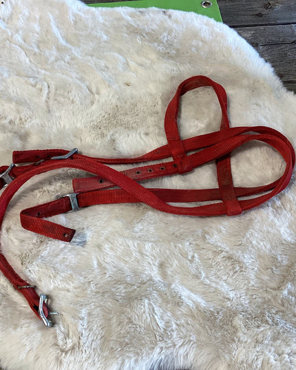 Nylon Headstall red