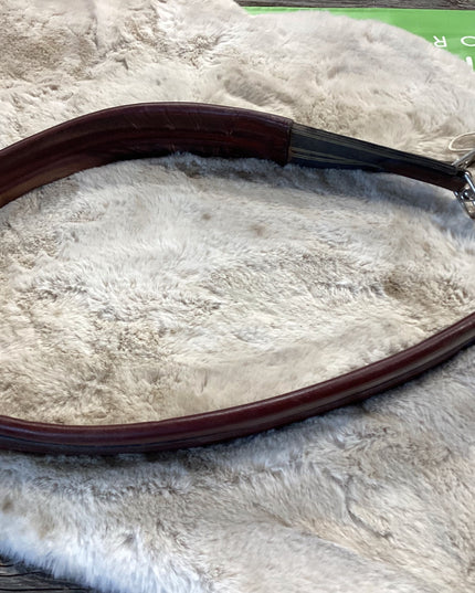 Girth Leather Elastic End 125CM BR