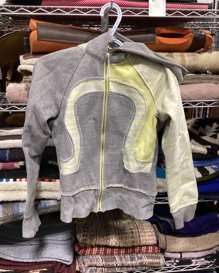 Scuba Hoodie Grey & Yellow Lululemon