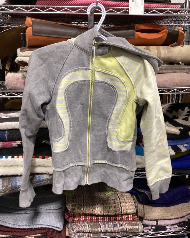 Scuba Hoodie Grey & Yellow Lululemon