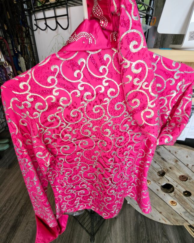 Western Show Shirt Pink M