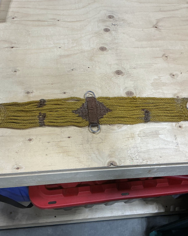 Western cinch rope old Decoration only