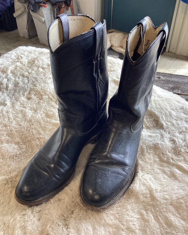 Cowboy Boots Black 8