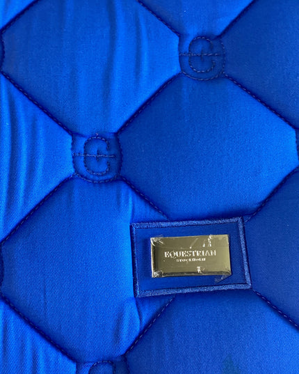 English Saddle Pad Jump Blue/Grey