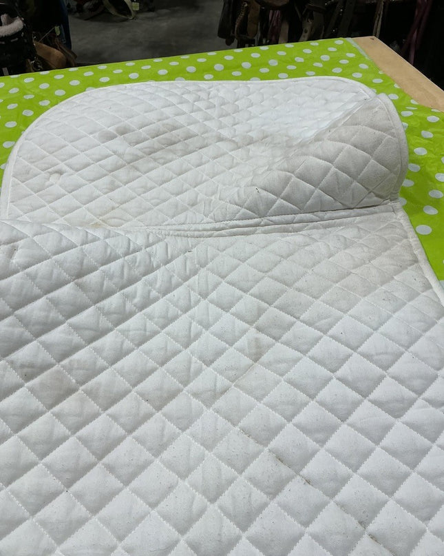 Saddle Pad English Shedrow Full White