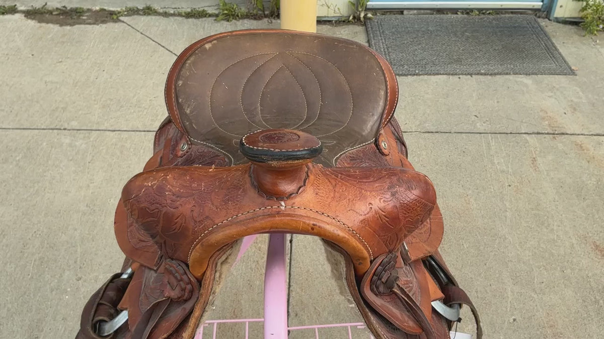 Western Saddle – S14.5" G6", Lightweight | Used, Good