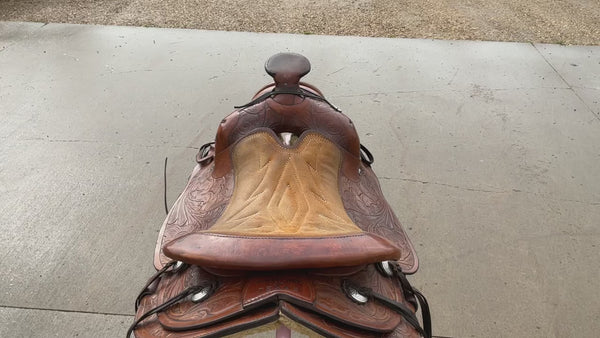 Western Saddle – King of Texas S15" G7" (No Stirrups) | Used, Good