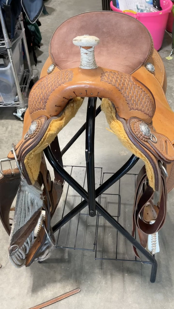 Western Saddle – Rocky Mountain Saddlery S16" G8", Full Matching Set | Used, Very Good