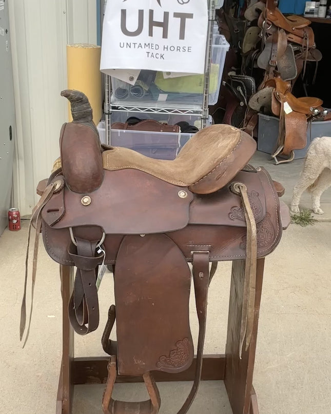 Western Rope Saddle 15" G6.5"